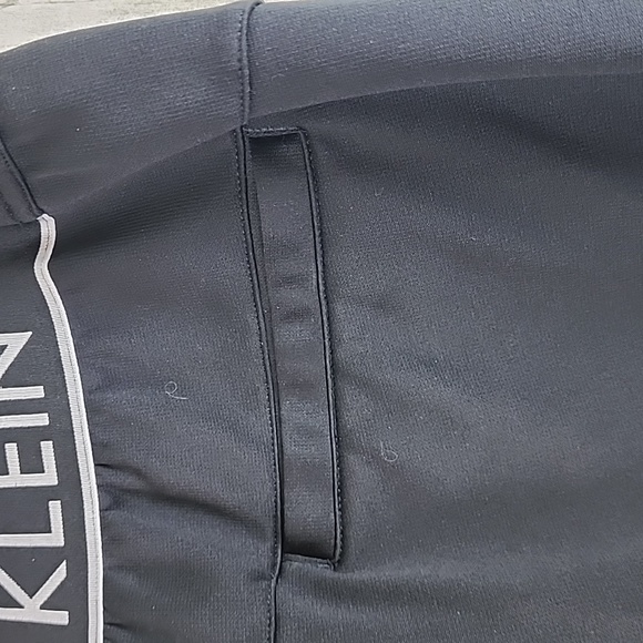 Calvin Klein black thermal pullon athletic athleisure pants elastic Size Large - Picture 5 of 10